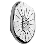 1/2 Troy Ounce .999 Fine Hand Poured Silver Round - All Seeing Eye