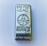10 Troy Ounce .999 Fine Lead Bullion Bar