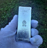 10 Troy Ounce .999 Fine Zinc Bullion Bar