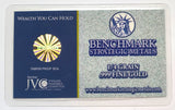 Social Security - 1/4 Grain .999 Fine 24k Gold Bullion Bar In COA Card