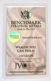 Wedding Day - 1/4 Grain .999 Fine 24k Gold Bullion Bar In COA Card