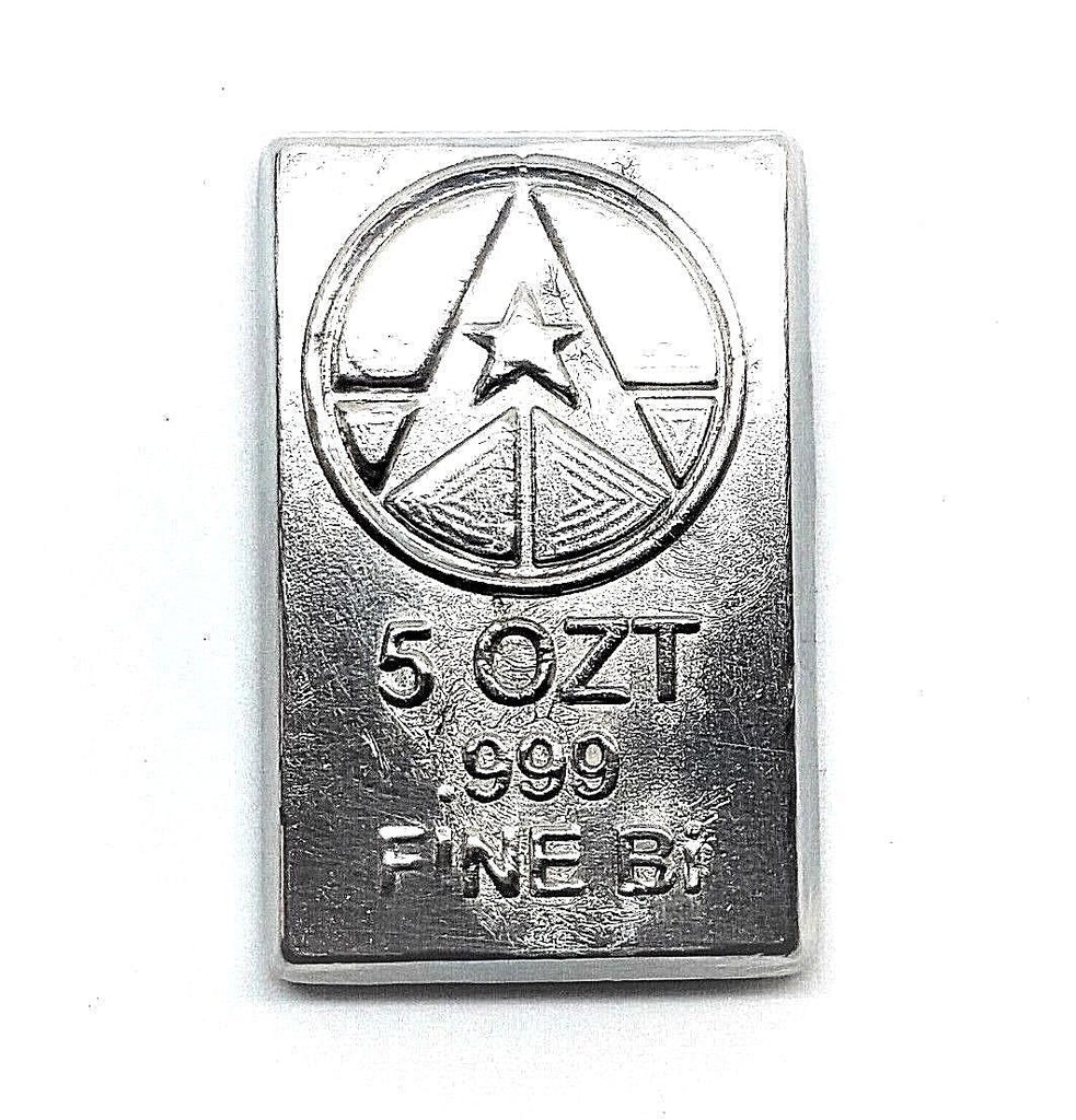 5 Troy Ounce .999 Fine Bismuth Bullion Bar
