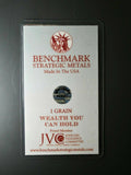 Merry Christmas Tinsel - 1 Grain .999 Fine 24k Gold Bullion Bar In COA Card