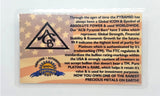 5 Grain .999 Fine Platinum Bullion Pyramid Bar