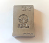 1 Pound .999 Fine Lead Bullion Bar