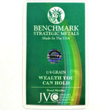 Lucky Gold - 1/4 Grain .9999 Fine 24k Gold Bullion Bar In COA Card