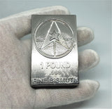 1 Pound .999 Fine Bismuth Bullion Bar