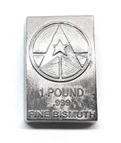 1 Pound .999 Fine Bismuth Bullion Bar