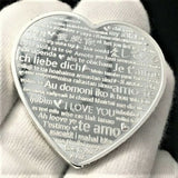 "Roses For Love" Gift Coin - Silver Plated
