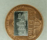 1/4 GRAM .999 FINE PLATINUM BULLION BAR