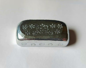 2 Troy Ounce .999 Fine Zinc Art Bar - Hand Poured and Hand Stamped