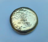 96 Gram .999 Fine Zinc Hand Poured Pirate Style Bullion Round - Nickel and 24K Gold Plated