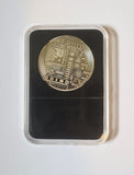Slabbed and Certified Bitcoin Round - Silver Plated