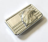 Flag & Eagle - .999 Fine Zinc Art Bar ( 90 - 100 Grams )