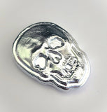 Skull - .999 Fine Zinc Art Bar ( 100 - 110 Grams )