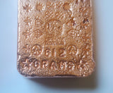 Hand Poured 612 Gram .999 Fine Copper Art Bar