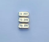 Set of (3) 5 Gram .999 Fine Silver Bars - Only 3 Sets Made