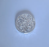 65 Gram .999 Fine Silver Celtic Knot - Hand Poured & Stamped - Grimm Metals
