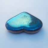 Heart - .9999 Fine Bismuth Art Bar - Natural Toning - ( 90 - 100 Grams )
