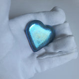 Heart - .9999 Fine Bismuth Art Bar - Natural Toning - ( 90 - 100 Grams )