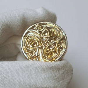 Celtic Knot - .9999 Fine Bismuth Art Bar - Natural Toning - ( 90 - 100 Grams )