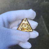 Eye of Providence - .9999 Fine Bismuth Art Bar - Natural Toning - ( 50 - 60 Grams )