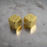 Set of Gold Plated Dice