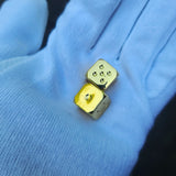 Set of Gold Plated Dice