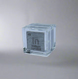 10mm .9999 Fine Indium Elemental Cube in Protective Case