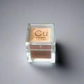 10mm .999 Fine Copper Elemental Cube in Protective Case