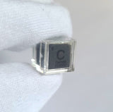 10mm .999 Fine Carbon Elemental Cube in Protective Case