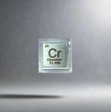 10mm .997 Fine Chromium Elemental Cube in Protective Case