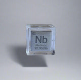 10mm .999 Fine Niobium Elemental Cube in Protective Case