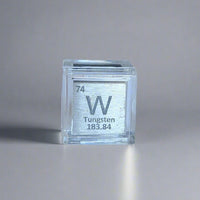 10mm .999 Fine Tungsten Elemental Cube in Protective Case