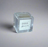 10mm .9999 Fine Magnesium Elemental Cube in Protective Case