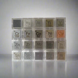 Full 20 Piece Set - 10mm Ultra High Purity Elemental Cubes in Protective Cases