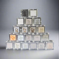 Full 20 Piece Set - 10mm Ultra High Purity Elemental Cubes in Protective Cases