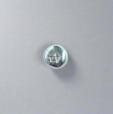 Anarchy - 1/10 Troy Ounce .999 Fine Hand Poured Silver Button Round & Certificate Of Authenticity