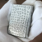 Adamas Crepitus - 1 Pound Hand Poured .999 Fine Zinc Art Bar with Certificate of Authenticity