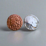 Hand Poured .999 Fine Copper & Silver Rounds Set - Native American & Skull