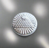 All Seeing Eye -  .999 Fine Zinc Art Bar ( 65 - 70 Grams ) - With Certificate of Authenticity