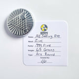 All Seeing Eye -  .999 Fine Zinc Art Bar ( 65 - 70 Grams ) - With Certificate of Authenticity