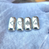 Full Suit - .999 Fine Silver Art Bars - Hand Poured - Laser Etched - Certified