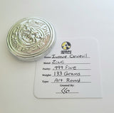 Insane "Carnevil" Ticket -  .999 Fine Zinc Art Round ( 130 - 140 Grams ) - With Certificate of Authenticity