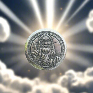 My Buddy Jesus - Deluxe 1 Troy Ounce Poured .999 Fine Zinc Art Round - Laser Etched - Certified