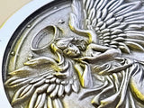 Femina Angelum - Deluxe Hand Poured & Laser Etched .999 Fine Zinc Art Round - Certified