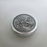 Femina Angelum - Deluxe Hand Poured & Laser Etched .999 Fine Zinc Art Round - Certified