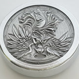Femina Angelum - Deluxe Hand Poured & Laser Etched .999 Fine Zinc Art Round - Certified