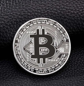 Bitcoin Round - Silver Plated