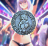 Sexy Anime Raver Girl - Novelty Coin